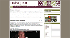 Desktop Screenshot of holoquest.org